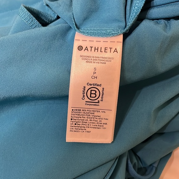 NWOT Athleta Avenue Jumpsuit Pacific Blue Size Small - Picture 8 of 10